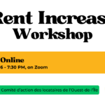 Rent Increase Workshop - English, Online