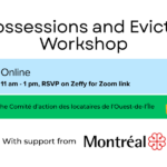 Atelier : Reprises de logement et évictions (anglais, en ligne)