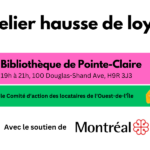 Rent Increase Workshop: Pointe-Claire, French